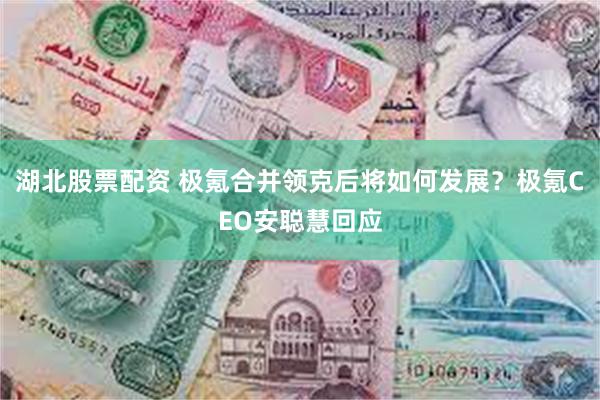 湖北股票配资 极氪合并领克后将如何发展？极氪CEO安聪慧回应
